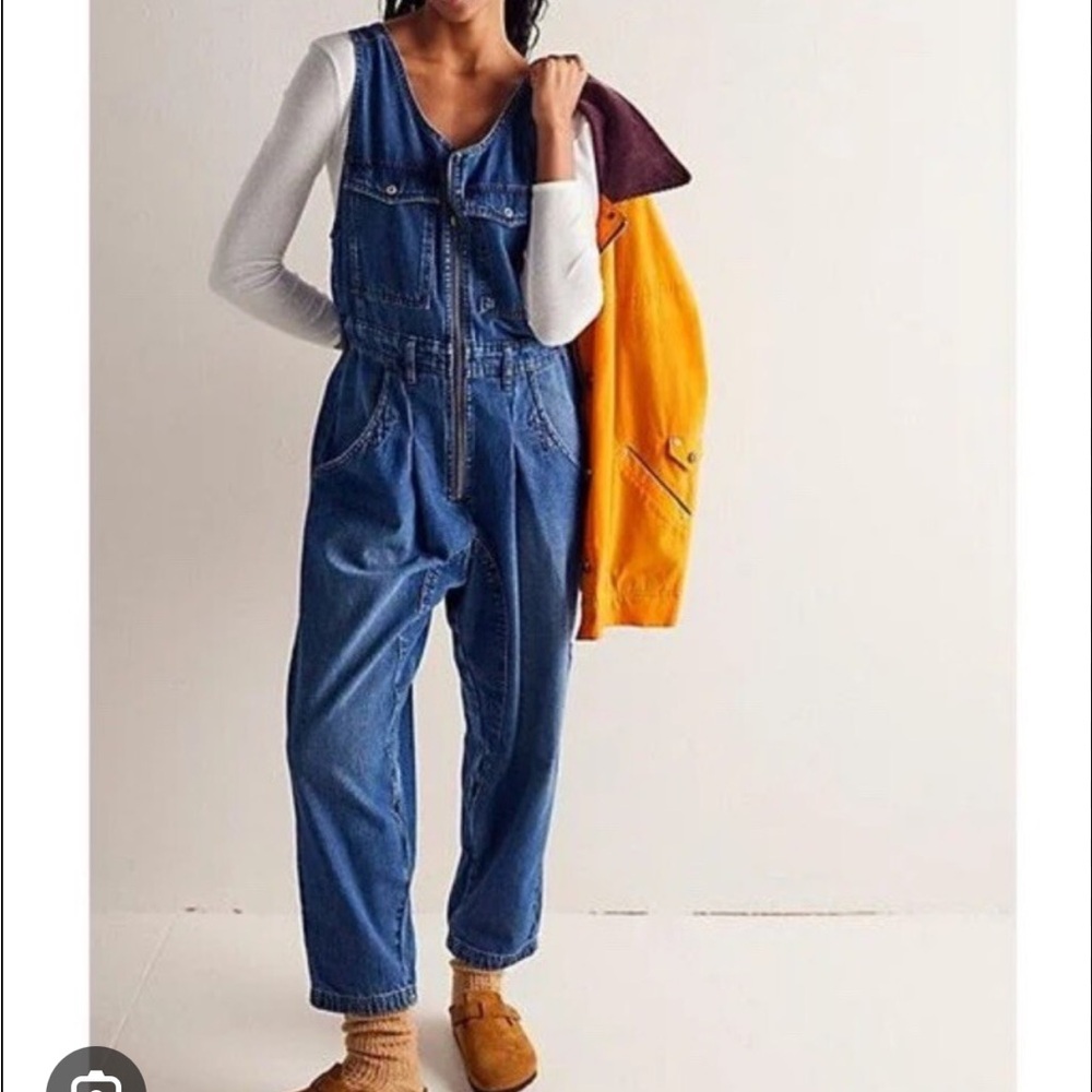 We the Free Cloud Nine Denim Jumpsuit
